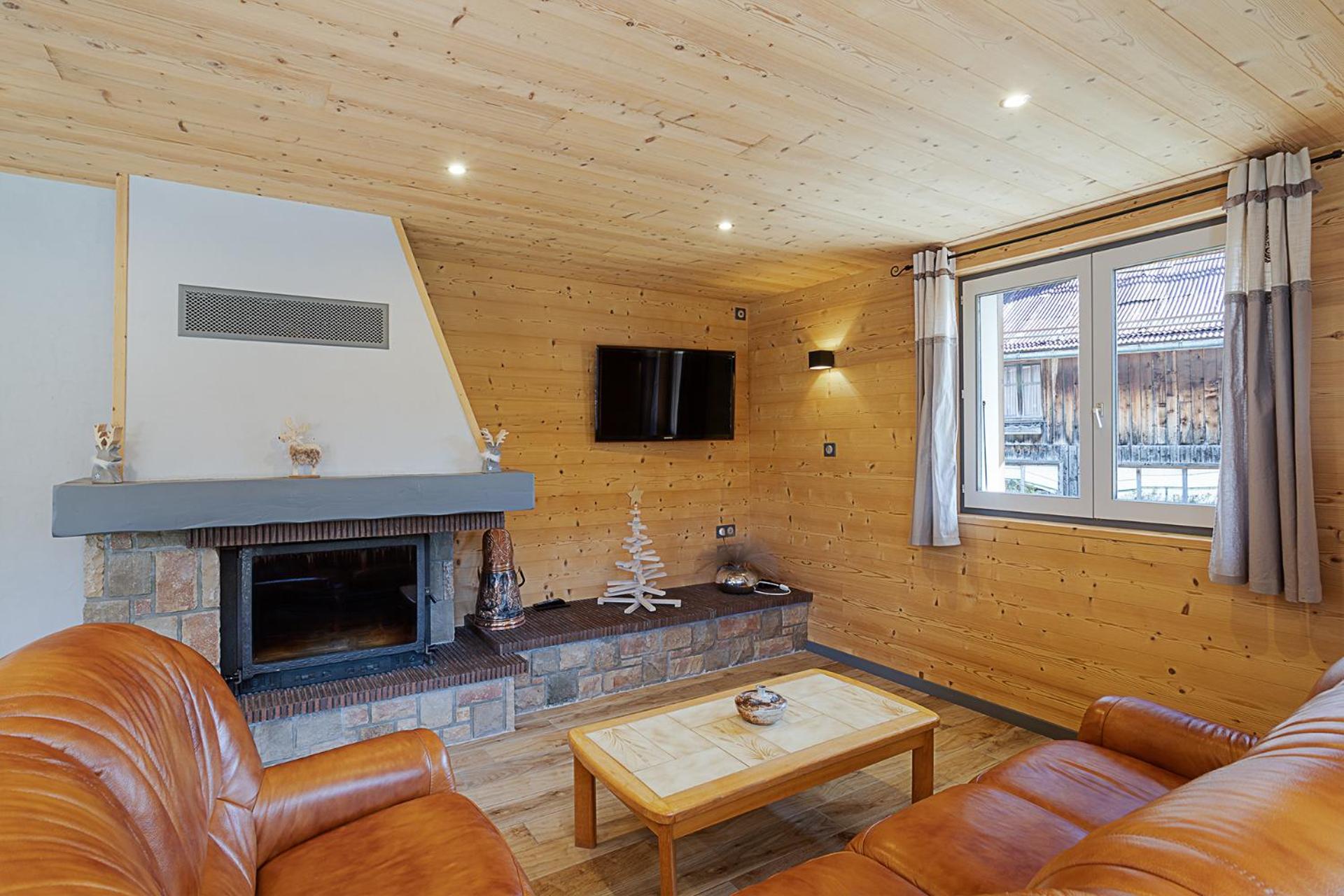 Chalet Les 4 Saisons - Ski, Parking Et Jardin La Chapelle-d'Abondance Luaran gambar
