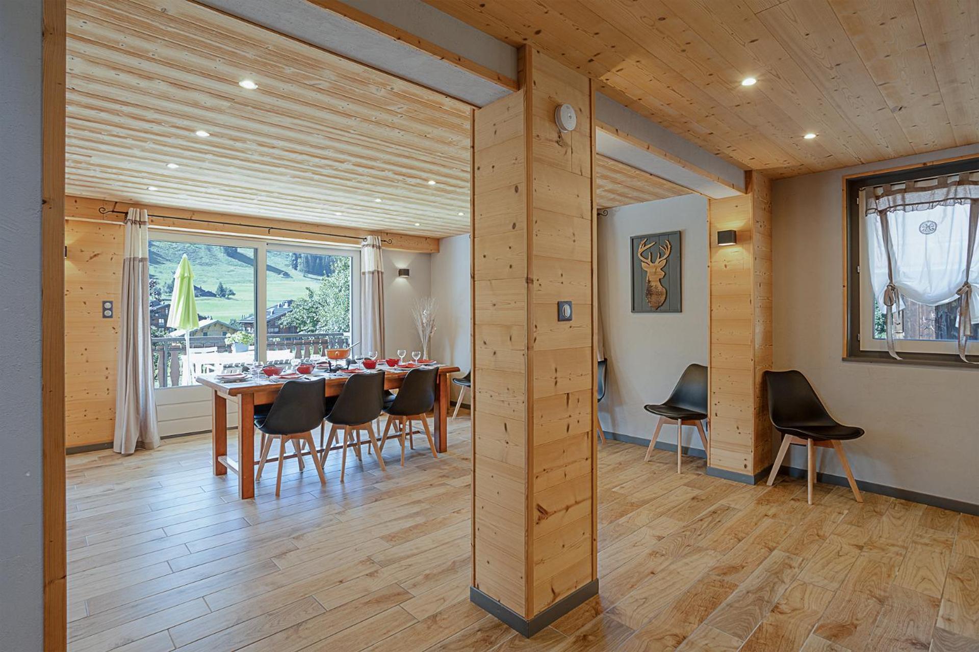 Chalet Les 4 Saisons - Ski, Parking Et Jardin La Chapelle-d'Abondance Luaran gambar