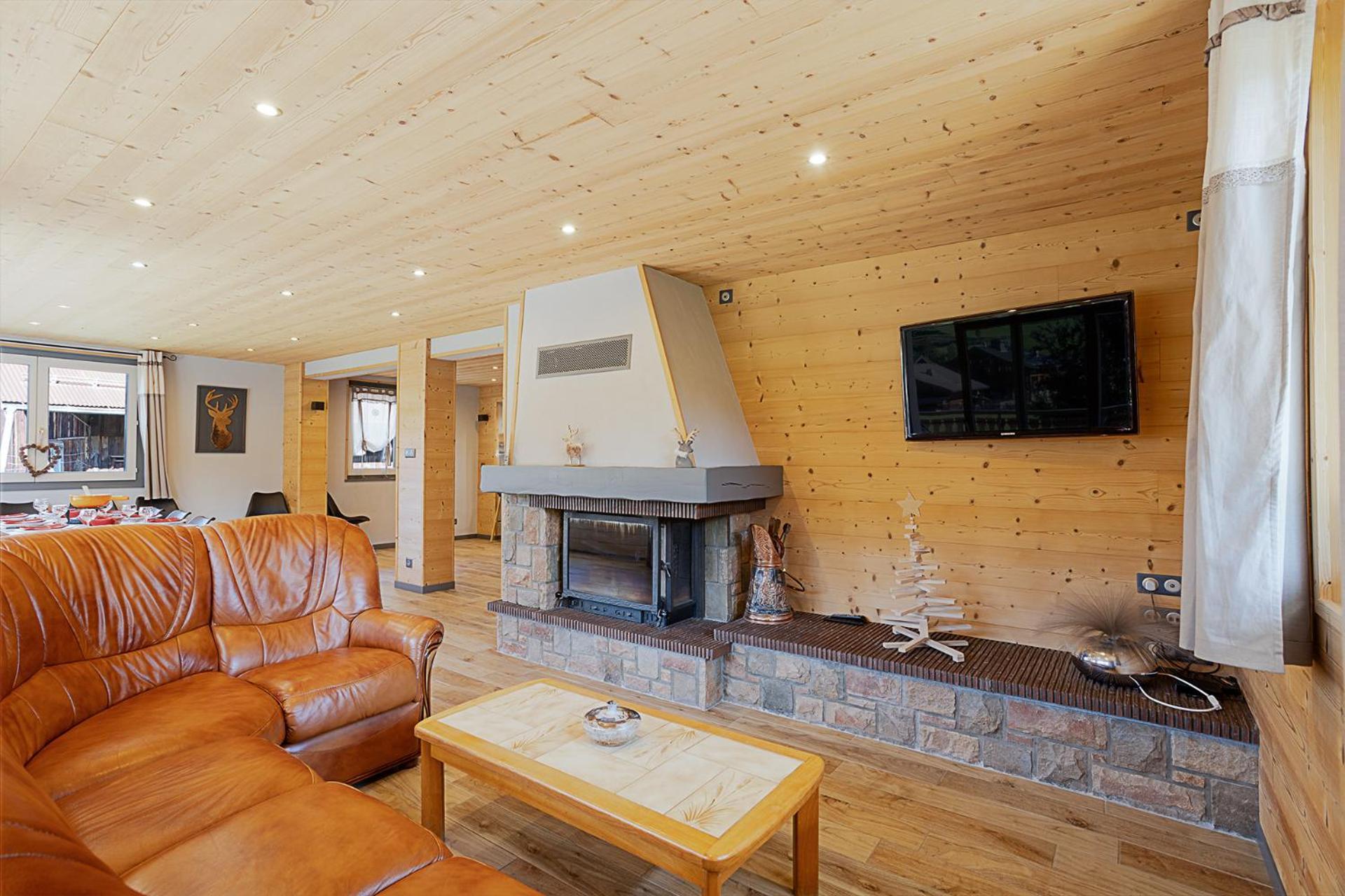 Chalet Les 4 Saisons - Ski, Parking Et Jardin La Chapelle-d'Abondance Luaran gambar